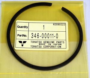 346-00011-0 Кольцо поршневое для TOHATSU M25C3/30A4/40D2/50D2, 2-е Std..   OEM: 346000110 (оригинал) 78133e7753fb32ae001869905ec638b1