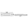 43.290.01 Анод алюминевый для HONDA BF35-50   OEM: 06411-ZV5-000 (Osculati) TH_43.290.00_dis