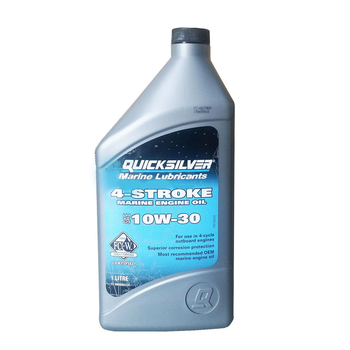 8M0086220 Quicksilver Performance 10W-30, флакон 1 л