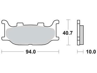MCB666SV Колодки тормозные TRW Sinter Street SV (передние) для мотоциклов YAMAHA (Германия) MCB666SV
