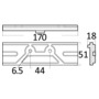43.434.32 Анод магниевый для MERCURY/MARINER 150 л.с. OEM: 8M0057772 (Osculati) TH_43.434.30-31-32_dis