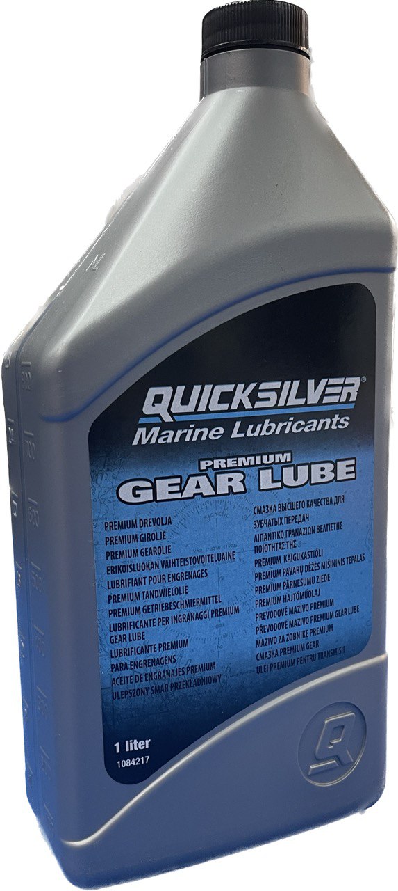 858058QB1 Quicksilver Gear Lube Premium 80W-90, флакон 1 л