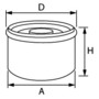 17.501.04 Фильтр масляный для VOLVO-PENTA OEM: 3581621; 21549544 (Osculati) TH_17.504.xx_dis