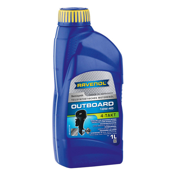 1153204-001-01-999 RAVENOL Outboardoel 4T 10W-40, флакон 1 л