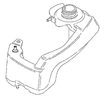 8M0088123 Встроенный топливный бак для MERCURY/TOHATSU 4/5/6 OEM 3H9-70316-4 (Quicksilver) 8M0088123-2
