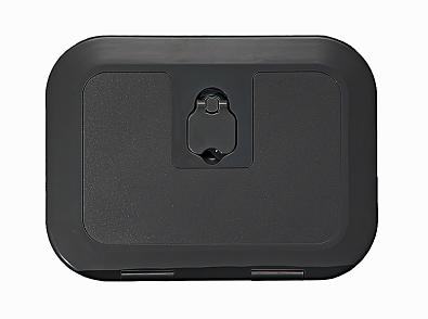 20.291.50 Люк инспекционный FLUSH 380x280мм, черный пластик Luran S (Osculati) 17424