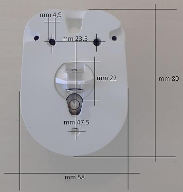 10244742 Огонь навигационный (зеленый/112.5°), 80x58x38мм, 12V/8W, белый пластик (Osculati, ) moreman_10244742_3