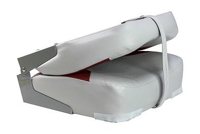 75102GR Сиденье мягкое складное CLASSIC Low Back Seat, серый/красный винил 75102GR_1
