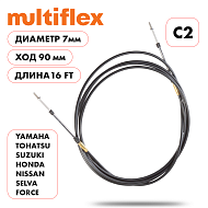 EC-033C-16-DB-SL Трос управления газ/реверс Multiflex C2 16'