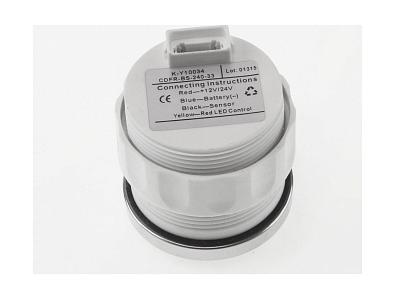 FLM0010BSMR Указатель уровня топлива светодиодный, черный циферблат, нержавеющий ободок, д. 52 мм. ukazatel-urovnya-topliva-svetodiodnyy-chernyy-ciferblat-nerzhaveyuschiy-obodok-d-52-mm_637094