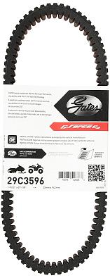 29C3596 Ремень вариатора GATES (карбон) для ATV YAMAHA 550-700 Grizzly/Rhino/Kodiak, 33x943мм   OEM: 29C3596-2