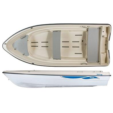 Пластиковая (ABS) лодка TERHI 400 White, белая terhi 400-1
