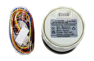 TGA0150WSMR Указатель температуры масла 50-150 гр., белый циферблат, нержавеющий ободок, д. 52 мм, 3