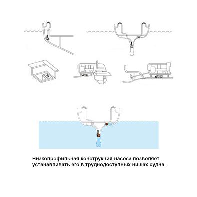 SFBP1-G800-14C Насос осушительный низкопрофильный 800GPH 14С Series 12В tm_SFBP1-G800-14C_7