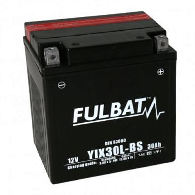 YIX30L/YHD30HL-BS Аккумулятор FULBAT для мототехники, 12V/30 Ah/385A YIX30L-1