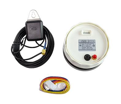 SMDGPS002BSMR GPS-спидометр электронный, черный циферблат, нержавеющий ободок, выносная антенна, д. gps-spidometr-elektronnyy-chernyy-ciferblat-nerzhaveyuschiy-obodok-vynosnaya-antenna-d-85-mm_142647_1647169287