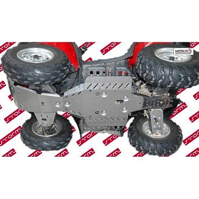 ST-1601 Защита рычагов (передних/задних) для квадроциклов HONDA TRX680FA Rincon, анодированный алюми 1601-1