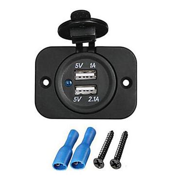 SK-DS2213-SL Разъем USB Skipper 5В 3.1А на панели topsports_SK-DS2213_2