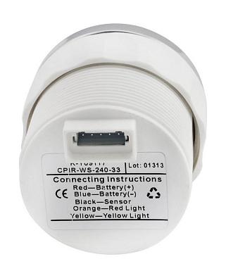 FLM0006WSMR Указатель уровня топлива 240-33 Ом (US), белый циферблат, нержавеющий ободок, д. 52 мм, ukazatel-urovnya-topliva-240-33-om-us-belyy-ciferblat-nerzhaveyuschiy-obodok-d-53-mm_618303