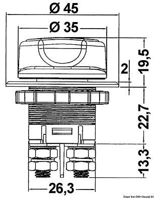 10265798 Выключатель массы COMPACT OFF-ON-OUT, 100A/500A (Osculati, ) moreman_10265798_2