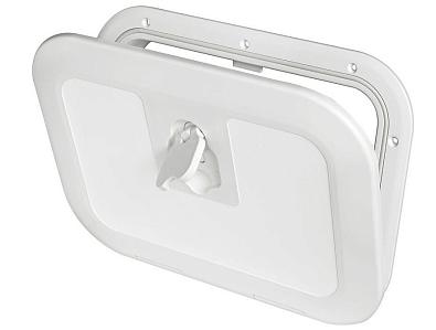 20.291.00 Люк инспекционный FLUSH 380x280мм, белый пластик Luran S (Osculati) 20.291.00_1