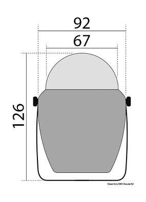 25-171-01 Компас FINDER размер 2" 5/8 (67 мм), черный 25.171.01 (Osculati) 25-171-01_2