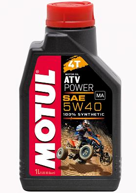 105897 Моторное масло для квадроциклов MOTUL ATV Power 4T 5W40 100% Synth,12@1л 105897