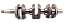 688-11411-01 Коленвал для YAMAHA 50-90   OEM: 688-11411-00, WSM 850-325 (оригинал) 688114110100-1 миниатюра
