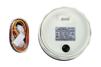 TMA6003WSMR Тахометр 0-6000 об/мин со счетчиком моточасов делитель 1-10, белый циферблат, нержавеющи tahometr-0-6000-ob-min-so-schetchikom-motochasov-delitel-1-10-belyy-ciferblat-nerzhaveyuschiy-obodok-marine-rocket_734882_3842560648