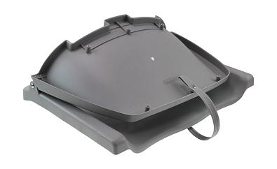 C12503G Кресло складное, серое пластиковое (Easterner) C12503G_1