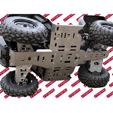 ST-2078 Защита днища и порогов для квадроциклов POLARIS Sportsman 500 H.O. Touring, анодированный ал 2078-1