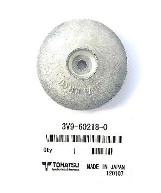 3V9-60218-0 Анод для TOHATSU 9.9-18   OEM: 3V9602180 (оригинал) 3V9602180