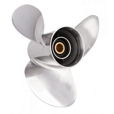 3431-130-21 Гребной винт SOLAS New Saturn для моторов 60-140л.с., 3x13x21, нержавеющая сталь   OEM: 123