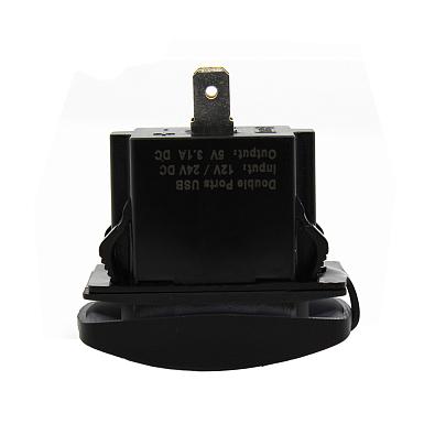 SK-DS2013-L-SL Разъем USB 5В3.1A, в гнездо для кнопки 37.2x21.2, Skipper topsports_SK-DS2013-L_3