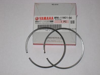 8R6-11601-00 Кольца поршневые (комплект на один поршень) для снегоходов YAMAHA, номинал (оригинал) 8R6-11601-00-00