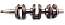 688-11411-01 Коленвал для YAMAHA 50-90   OEM: 688-11411-00, WSM 850-325 (оригинал) 688114110100-2 миниатюра