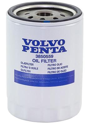 3850559 Фильтр масляный для VOLVO-PENTA/MERCRUISER GM 5.0/5.7/7.4/8.1/8.2L (бензин)   OEM: 35-802885 3850559