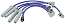 18-8800-1 Провода высоковольтные, комплект для MERCRUISER/OMC 2.5/3.0L, L4   OEM: 84-813720A5, 50374 18-8800-1 миниатюра