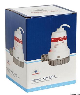 16.122.14 Помпа трюмная EUROPUMP II 2000GPH, 128 л/мин, 12V/11A, Øпатрубка - 29мм (Osculati) 16.122.14_1