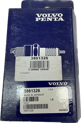 3861326 Свечи зажигания комплект 4 шт Volvo-Penta (Denso TJ14R-P) (оригинал) 3861326_2