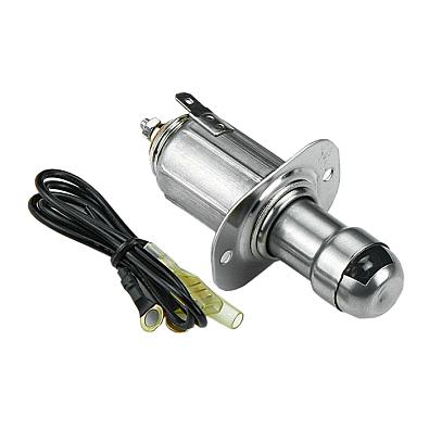 C14261 Розетка прикуривателя 12V, нержавеющая сталь (Easterner, ) C14261