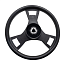 30133521-SL Колесо рулевое Gussi 013 Soft Touch 350 мм 350 мм,черный topsports_30133521_2 миниатюра