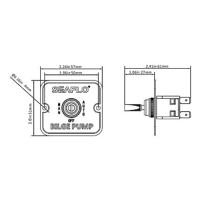 SFSP-01-SL Панель переключателей , 12V/24V, SeaFlo, трёхпозиционный topsports_SFSP-01_4