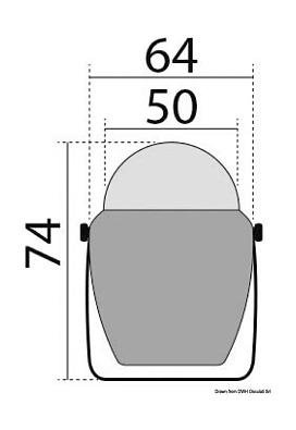25-170-01 Компас FINDER размер 2" (50 мм), черный 25.170.01 (Osculati) 25-170-01_2