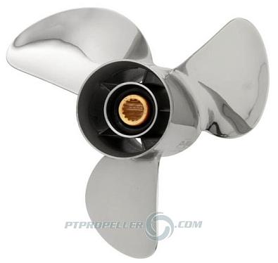SRD3R12P-YS50 Гребной винт PowerTech для моторов 40-60 л.с., 3x11-1/4x12, 3-х лопастной, правый, ста SCD3R21P-YM-90