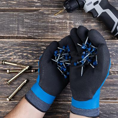 SHOWA306M-SL Перчатки защитные SHOWA Hold Durable 306 Blue, M showa_SHOWA306M_13_70008b1703
