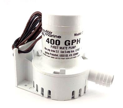 808889 Помпа трюмная 400GPH (25 л/мин), 12V, патрубок - Ø19мм (Quicksilver) 808889