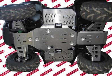 ST-1633 Защита порогов для квадроциклов SUZUKI KingQuad 750, анодированный алюминий   OEM: 40.1633 ( 1633-1