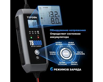TB8000 Умное зарядное устройство TOPDON TB8000 TB8000_2