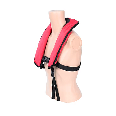 SK-DHI-019-Y-SL Детский автоматический спасательный жилет Skipper DHI-019 Red, One Size topsports_SK-DHI-019-Y_3